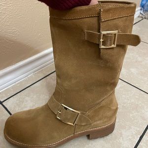 Jimmy Choo caramel boots sz 8